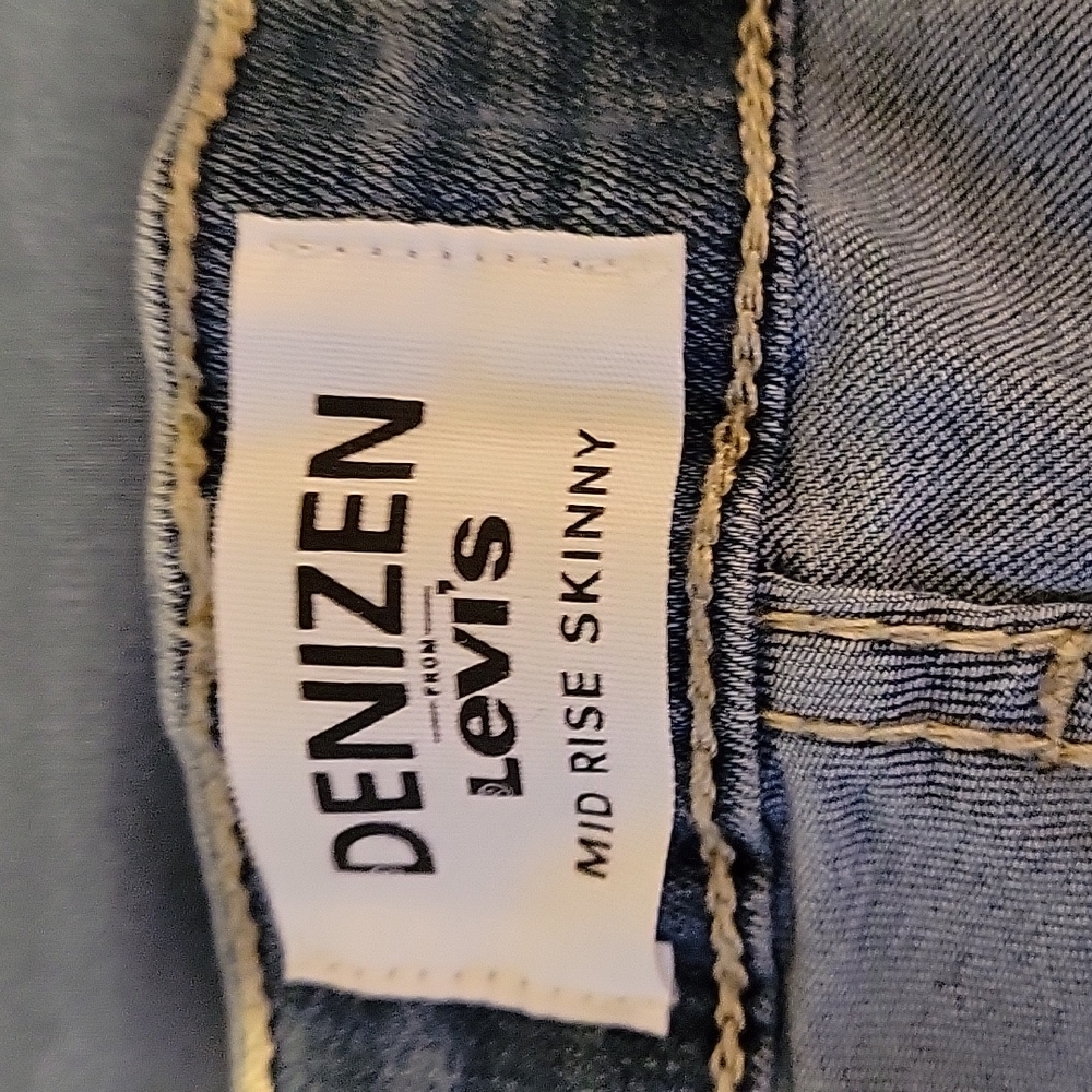 Levis Denizen mid rise skinny medium wash jeans - Picture 4 of 7